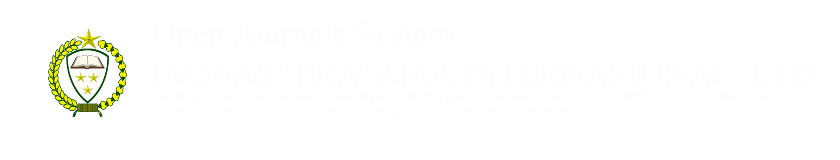 OJS Inovasi Pratama Internasional. Ltd